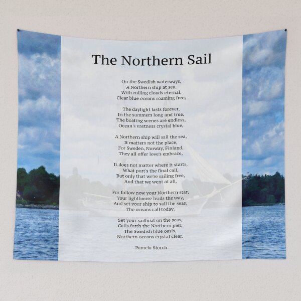 Item preview, The Northern Sail Poem designed and sold by Pamela Storch.