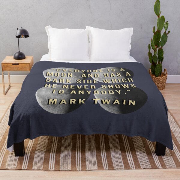 Item preview, Copy of Moon phases and Mark Twain quote: Everyone is a moon... designed and sold by artbleed.