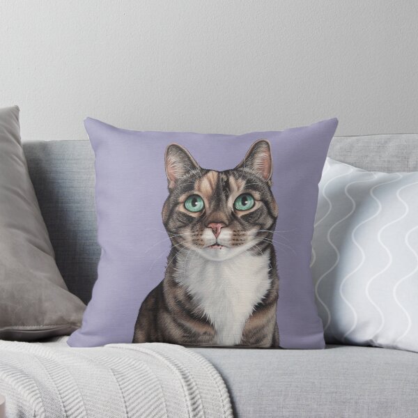 Item preview, Regal Tabby Cat Portrait Painting designed and sold by Pop Zoo.