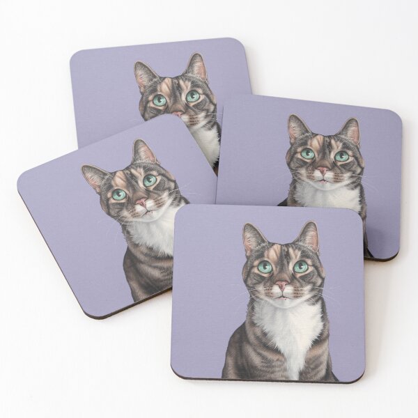 Item preview, Regal Tabby Cat Portrait Painting designed and sold by Pop Zoo.