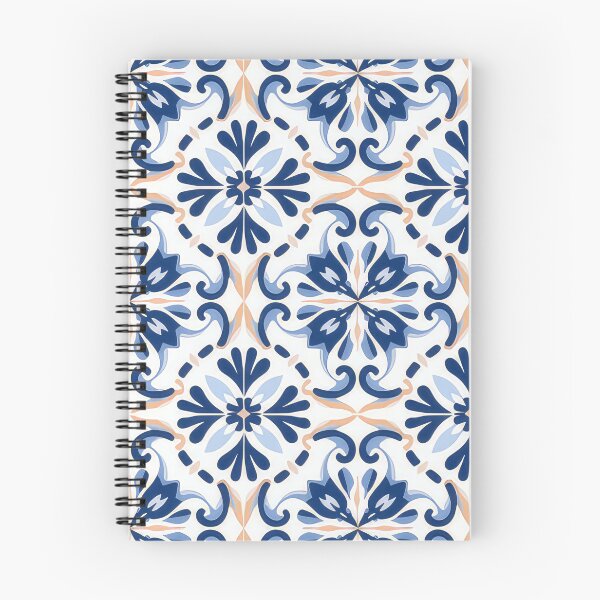 Aperçu de l'œuvre motif d'art de fleurs bleues créée et vendue par normal-design.