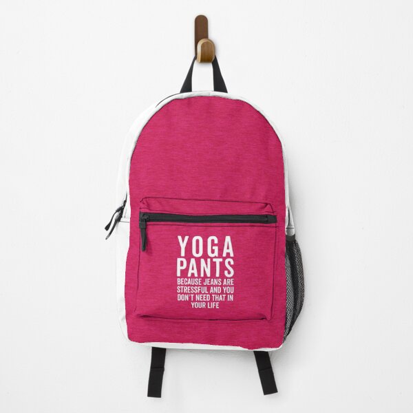 Item preview, Yoga Pants Are Stressful Funny Sarcastic Gym Quote designed and sold by quarantine81.