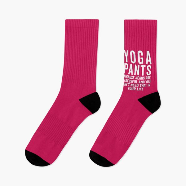 Item preview, Yoga Pants Are Stressful Funny Sarcastic Gym Quote designed and sold by quarantine81.