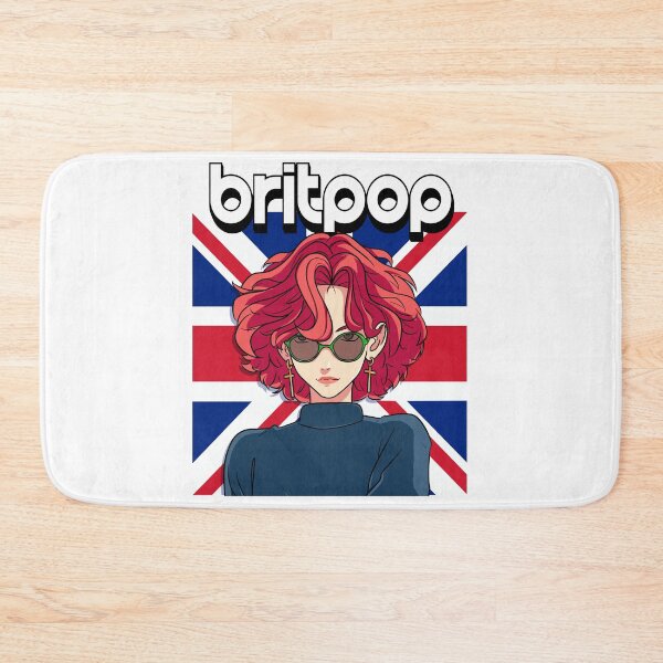 Item preview, Britpop Logo 90's Guitar UK Rock Music designed and sold by Nosek1ng.