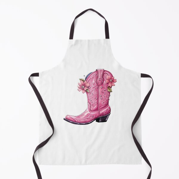 Item preview, Hot Pink Cowgirl Boot with Flowers designed and sold by ArtFromBeyond.