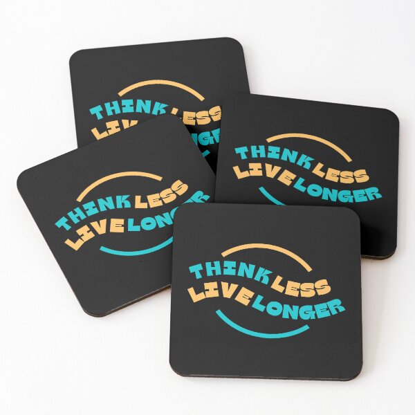 Item preview, Think less live longer designed and sold by motivationhood.