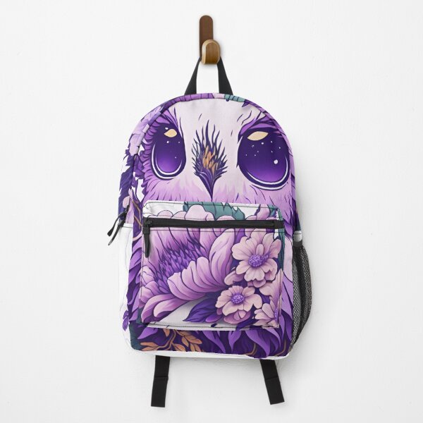 Item preview, Cute Adorable Purple Owl In Flowers designed and sold by IHeartArts.