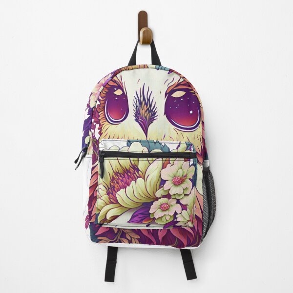 Item preview, Cute Adorable Red Fire Owl In Flowers designed and sold by IHeartArts.