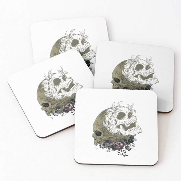 Item preview, Skull design gothic style designed and sold by ArtAngiTresors.