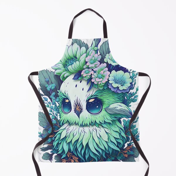 Item preview, Cute Adorable Green Owl In Flowers designed and sold by IHeartArts.