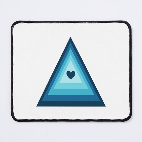 Item preview, Ocean Heart Love Triangle designed and sold by EpicCreation.