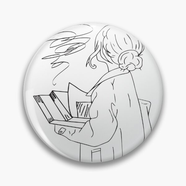 Item preview, Book Aesthetic |Handmade Line Art  designed and sold by BesideStyles.