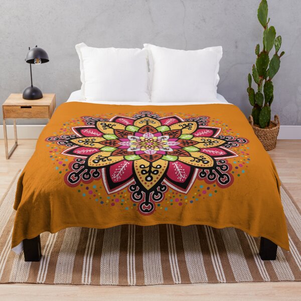 Aperçu de l'œuvre Mandala fleur colorée créée et vendue par CYouHere.
