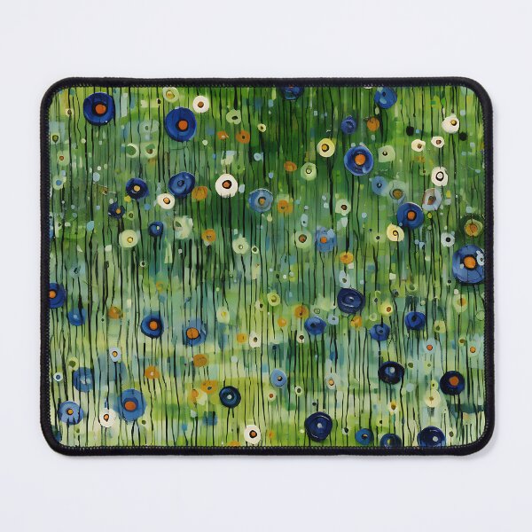Item preview, Blue and OrangeFlowers and Stripes designed and sold by vadimcarazan.