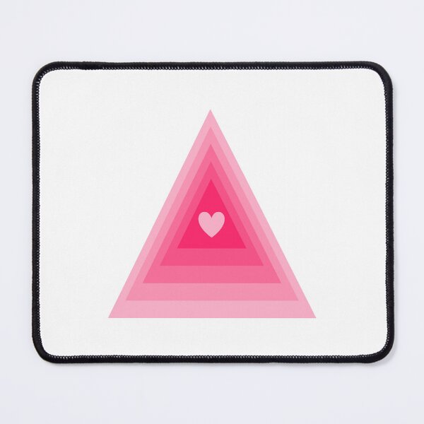 Item preview, Pink Heart Love Triangle designed and sold by EpicCreation.