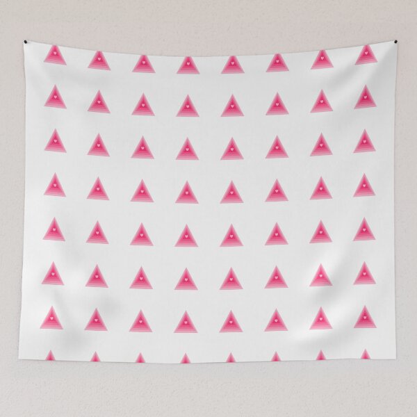 Item preview, Pink Heart Love Triangle designed and sold by EpicCreation.