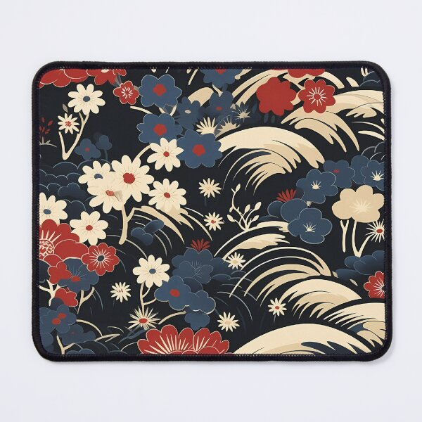 Item preview, Japanese floral pattern designed and sold by DigitArtisan.