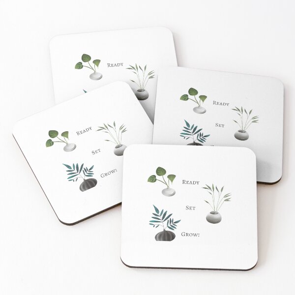 Item preview, Ready Set Grow! Plants Inspirational saying designed and sold by BonnyJeanArt.