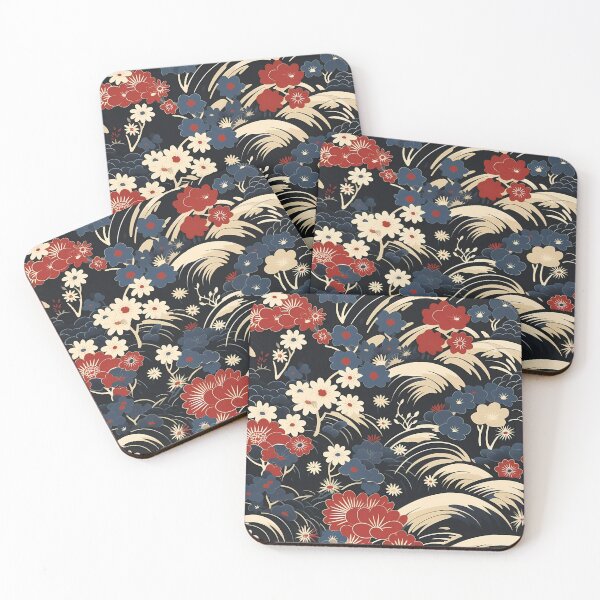 Item preview, Japanese floral pattern designed and sold by DigitArtisan.