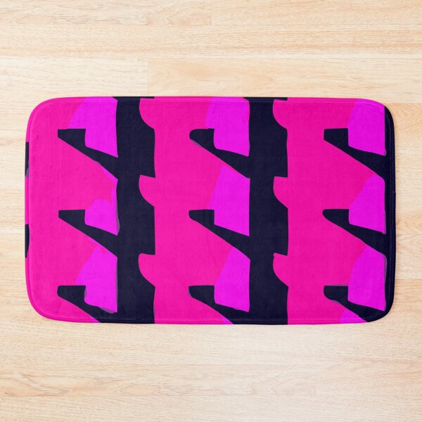 Item preview, Houndstooth Fluo Pink and Black designed and sold by SamJanner.