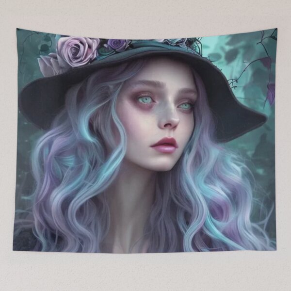 Item preview, Wary Tales Pastel Purple Witch designed and sold by WaryTales.