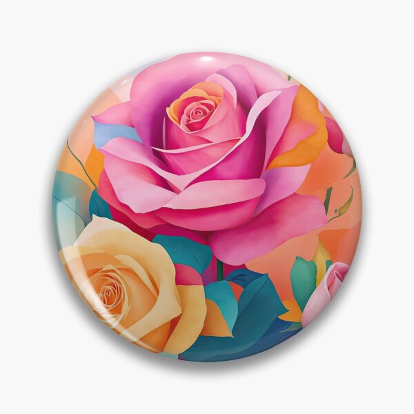 Item preview, Blocky beautiful roses designed and sold by ArtyBuys.