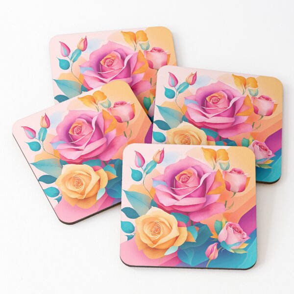 Item preview, Blocky beautiful roses designed and sold by ArtyBuys.