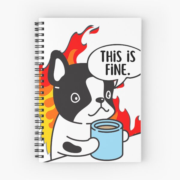 Item preview, This is Fine - Meme designed and sold by ElLocoMus.