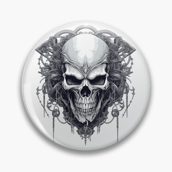 Item preview, Warlock Skull with Magical Elements designed and sold by SamSupershirt.