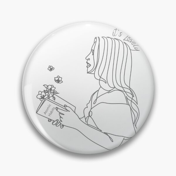 Item preview, Atomic Habits | It's Lovely Crown | Handmade Line Art designed and sold by BesideStyles.
