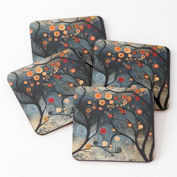 Item preview, Swirling Trees and Circles designed and sold by vadimcarazan.