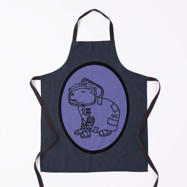 Item preview, Space Capybara Sci Fi Astronaut Oval designed and sold by ellenhenry.