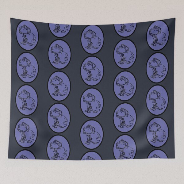 Item preview, Space Capybara Sci Fi Astronaut Oval designed and sold by ellenhenry.