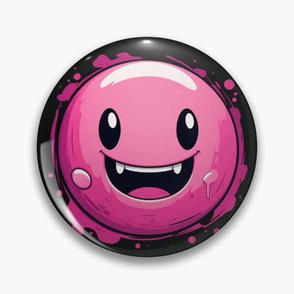 Artikelvorschau, Hellrosa Lächeln-Emote-Graffiti-Smiley entworfen und verkauft von ArtFromBeyond.