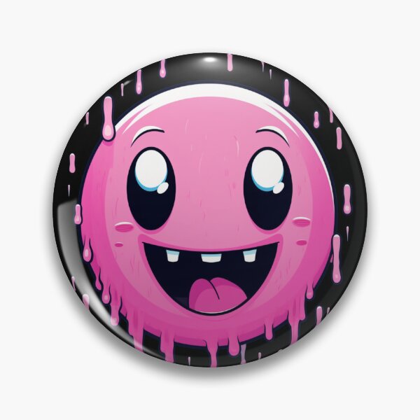 Artikelvorschau, Hellrosa Lächeln-Emote-Graffiti-Smiley entworfen und verkauft von ArtFromBeyond.