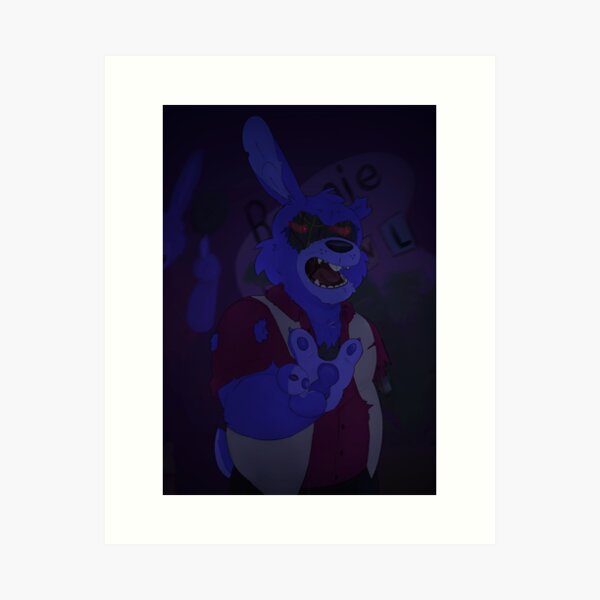 Buy FNAF Glamrock Bonnie V2 5x7in Art Print Online in India 