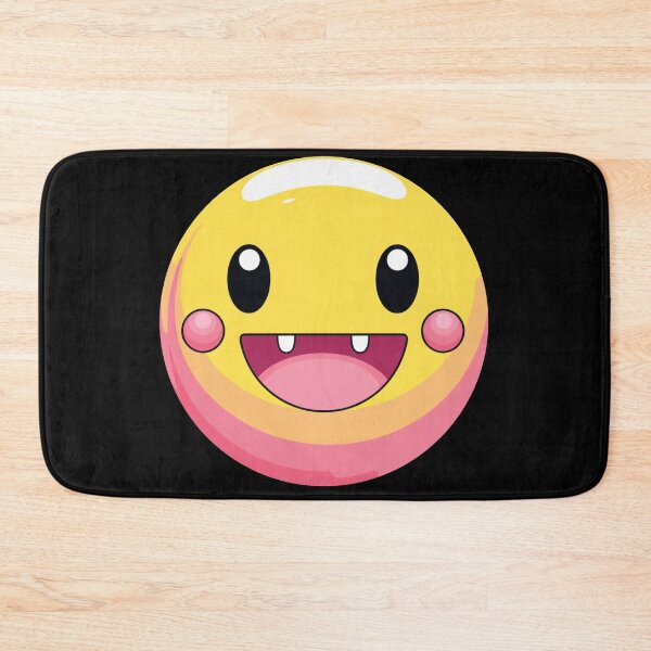 Item preview, Light Pink Yellow Smile Emote Graffiti Smiley  designed and sold by ArtFromBeyond.