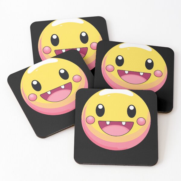 Item preview, Light Pink Yellow Smile Emote Graffiti Smiley  designed and sold by ArtFromBeyond.