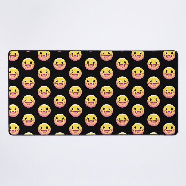Item preview, Light Pink Yellow Smile Emote Graffiti Smiley  designed and sold by ArtFromBeyond.