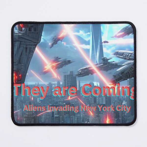 Item preview, Invasion of the Extraterrestrials: A Battle for Earth | Alien Invasion | Aliens Invade New York City designed and sold by Dream Wear.