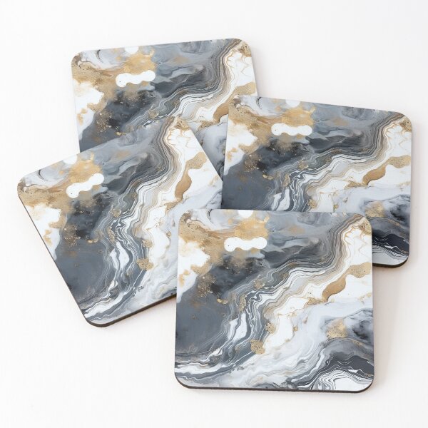 Item preview, Light greys, white and bronze marble 4 designed and sold by obstinator.