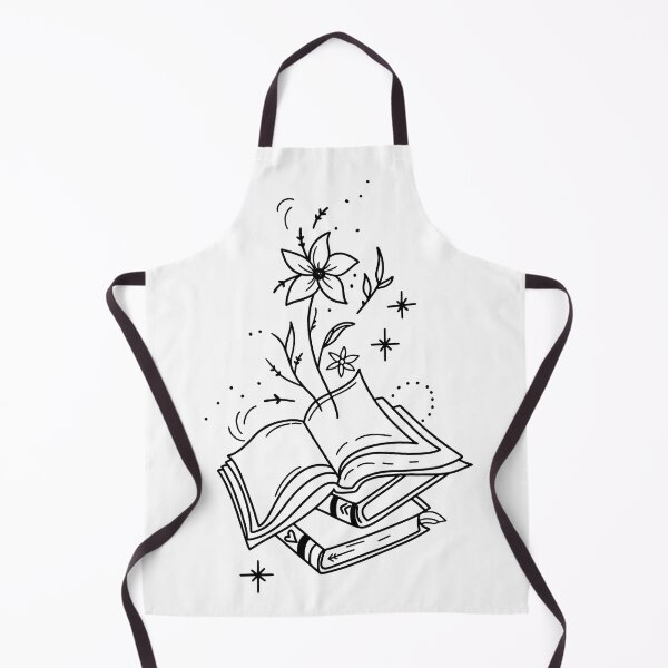 Item preview, Blooming Open Book | Line art Handmade designed and sold by BesideStyles.