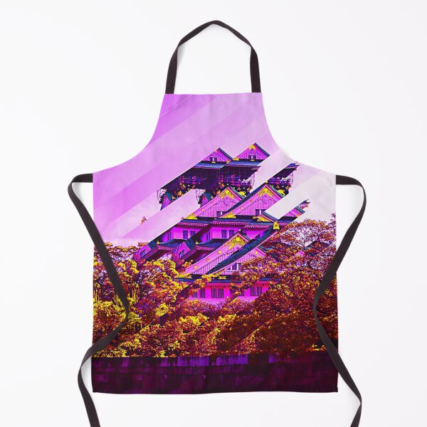 Item preview, Osaka Castle Japan Glitch Art designed and sold by glitchhub.