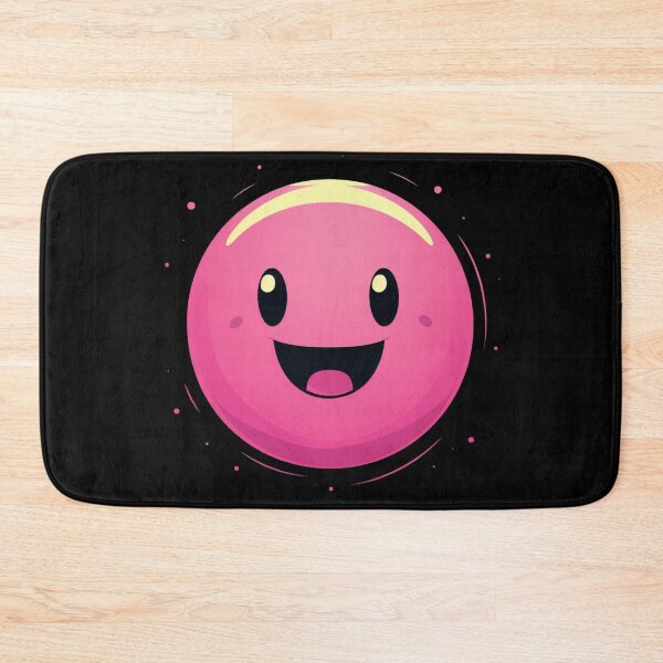 Item preview, Light Pink Yellow Smile Emote Graffiti Smiley  designed and sold by ArtFromBeyond.