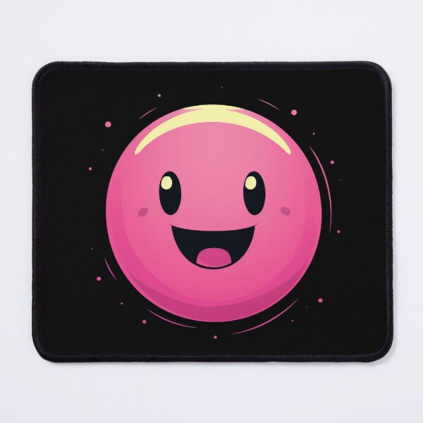 Item preview, Light Pink Yellow Smile Emote Graffiti Smiley designed and sold by ArtFromBeyond.
