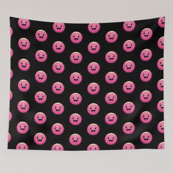 Item preview, Light Pink Yellow Smile Emote Graffiti Smiley  designed and sold by ArtFromBeyond.