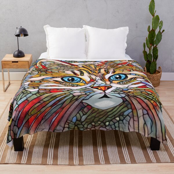Item preview, Mosaic Style Cat 699 Multicolor designed and sold by artbylucie.