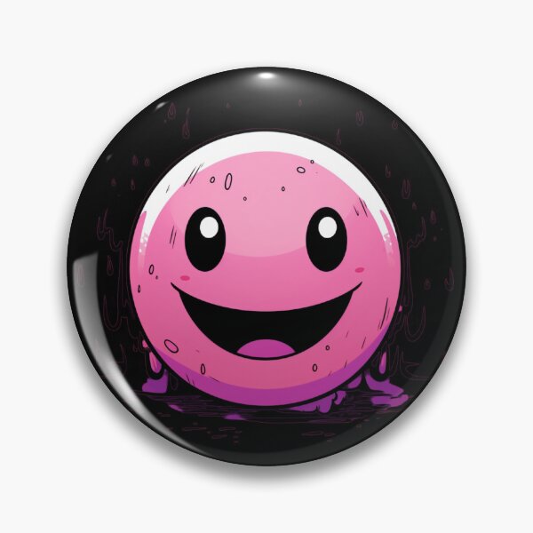 Artikelvorschau, Hellrosa-gelbes Lächeln-Emote-Graffiti-Smiley entworfen und verkauft von ArtFromBeyond.