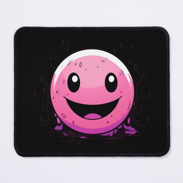 Item preview, Light Pink Yellow Smile Emote Graffiti Smiley  designed and sold by ArtFromBeyond.