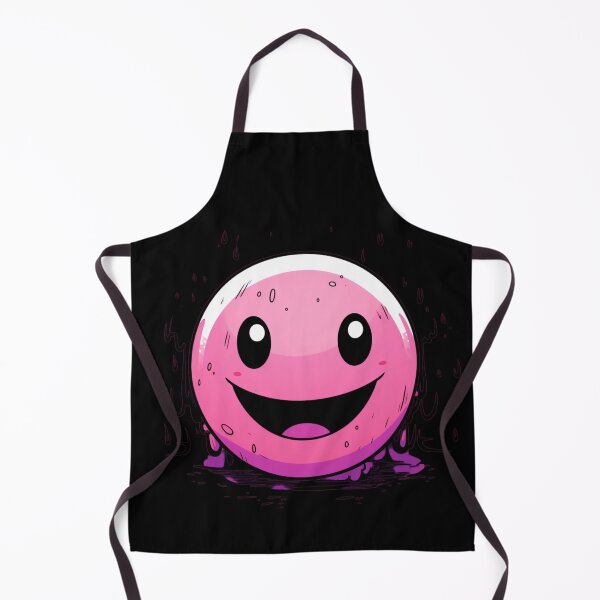 Item preview, Light Pink Yellow Smile Emote Graffiti Smiley  designed and sold by ArtFromBeyond.